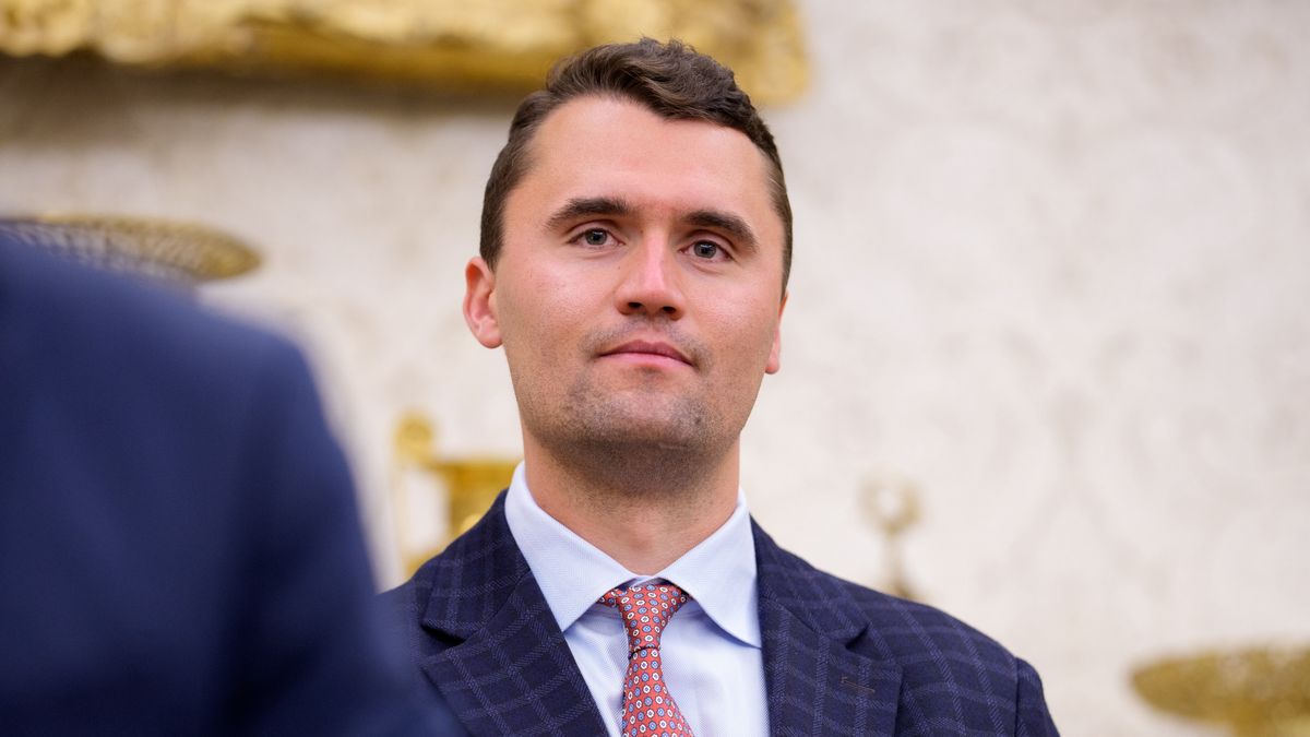 President Trump Holds Swearing-In Ceremony For Interim U.S. Attorney For D.C. Jeanine PirroWASHINGTON, DC - MAY 28: Turning Point USA co-founder Charlie Kirk stands in the back of the room as U.S. President Donald Trump speaks during a swearing in ceremony for interim U.S. Attorney for Washington, D.C. Jeanine Pirro in the Oval Office of the White House on May 28, 2025 in Washington, DC. Trump has announced Pirro, a former Fox News personality, judge, prosecutor, and politician, after losing support in the Senate for his first choice, Ed Martin, over his views on the January 6, 2021 attack on the U.S. Capitol. (Photo by Andrew Harnik/Getty Images)Andrew Harnik