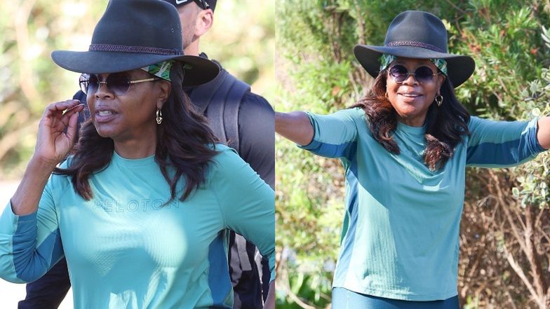 Oprah Winfrey na joggingu w Sydney