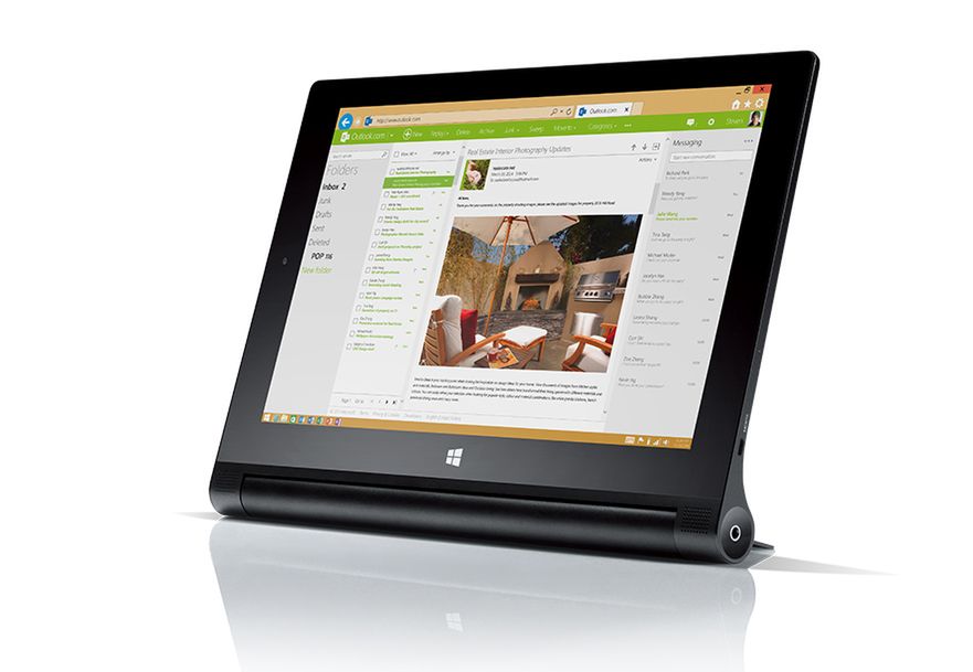 Lenovo Yoga Tablet 2 w dwóch rozmiarach. Z Windowsem lub Androidem 6