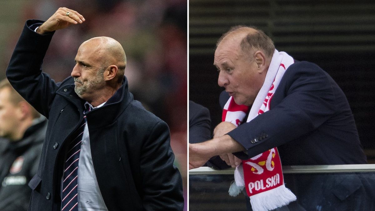 Getty Images / Adam Guz/Getty Images Poland/Boris Streubel - UEFA / Na zdjęciu: Michał Probierz i Jan Tomaszewski