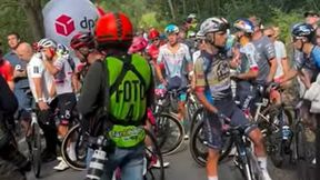 Fatalna kraksa. Etap Tour de Pologne wstrzymany