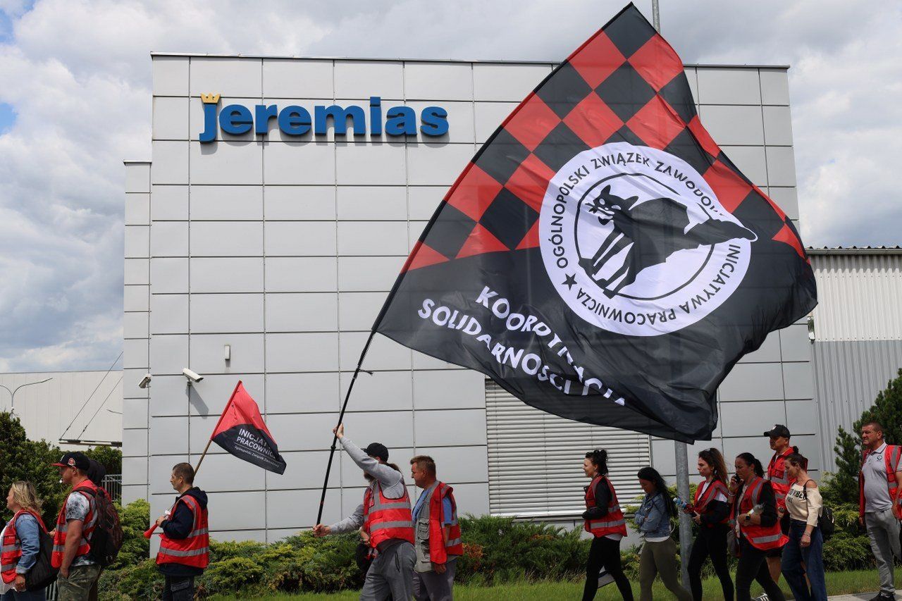 Jeremias naruszył dobra pracowników strajkujących? 31 wezwań do zapłaty