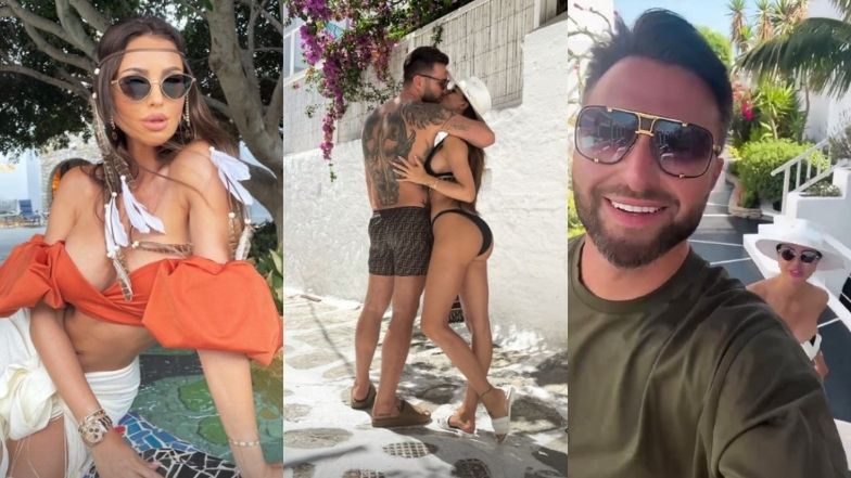 Monika Pietrasińska z mężem relaksują się na Mykonos