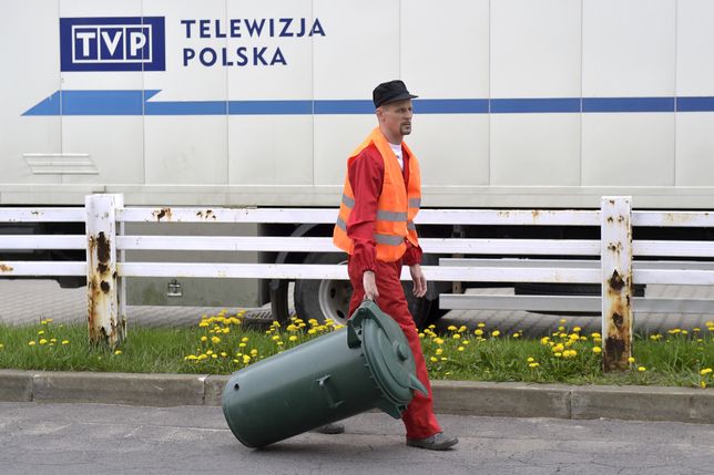 Michał Wójcik w trakcie nagrywania programu w kwietniu 2015 r.