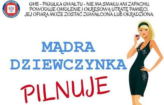 GIS krytykowany za kampanię „Mądra dziewczynka pilnuje drinka”. „Przykład szeroko rozumianej niekompetencji” (opinie)