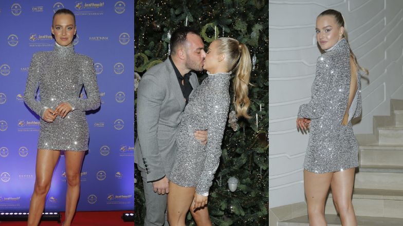 Karolina Pisarek z mężem na gali Marki Roku 2022 