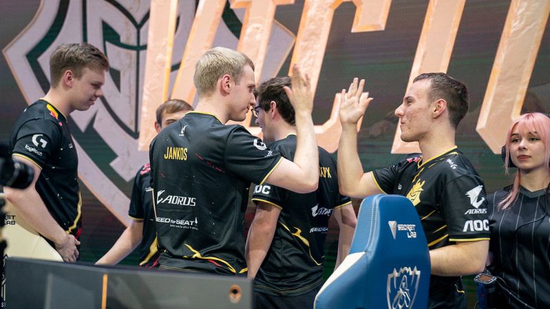 Materiały prasowe / Na zdjęciu: radość graczy G2 Esports