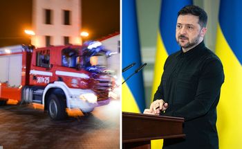 Działo się w nocy. Zagrożenie powodziowe w Elblągu, Zełenski już w USA