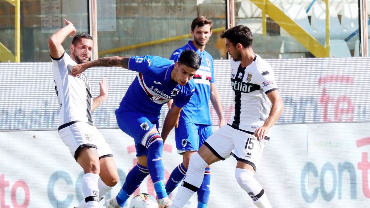 PAP/EPA / SERENA CAMPANINI / Na zdjęciu: mecz Parma - Sampdoria