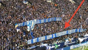 Bundesliga: kolejny skandaliczny transparent, tym razem na stadionie Schalke. Zobacz