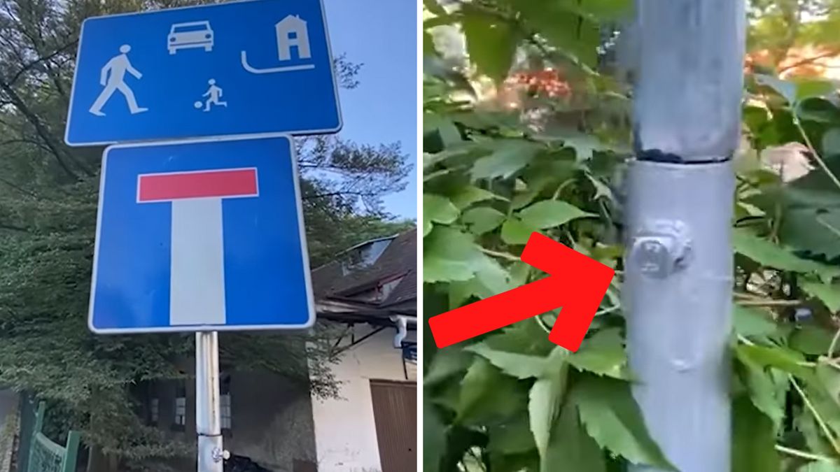 Obrotowe znaki w Szczawnie-Zdroju