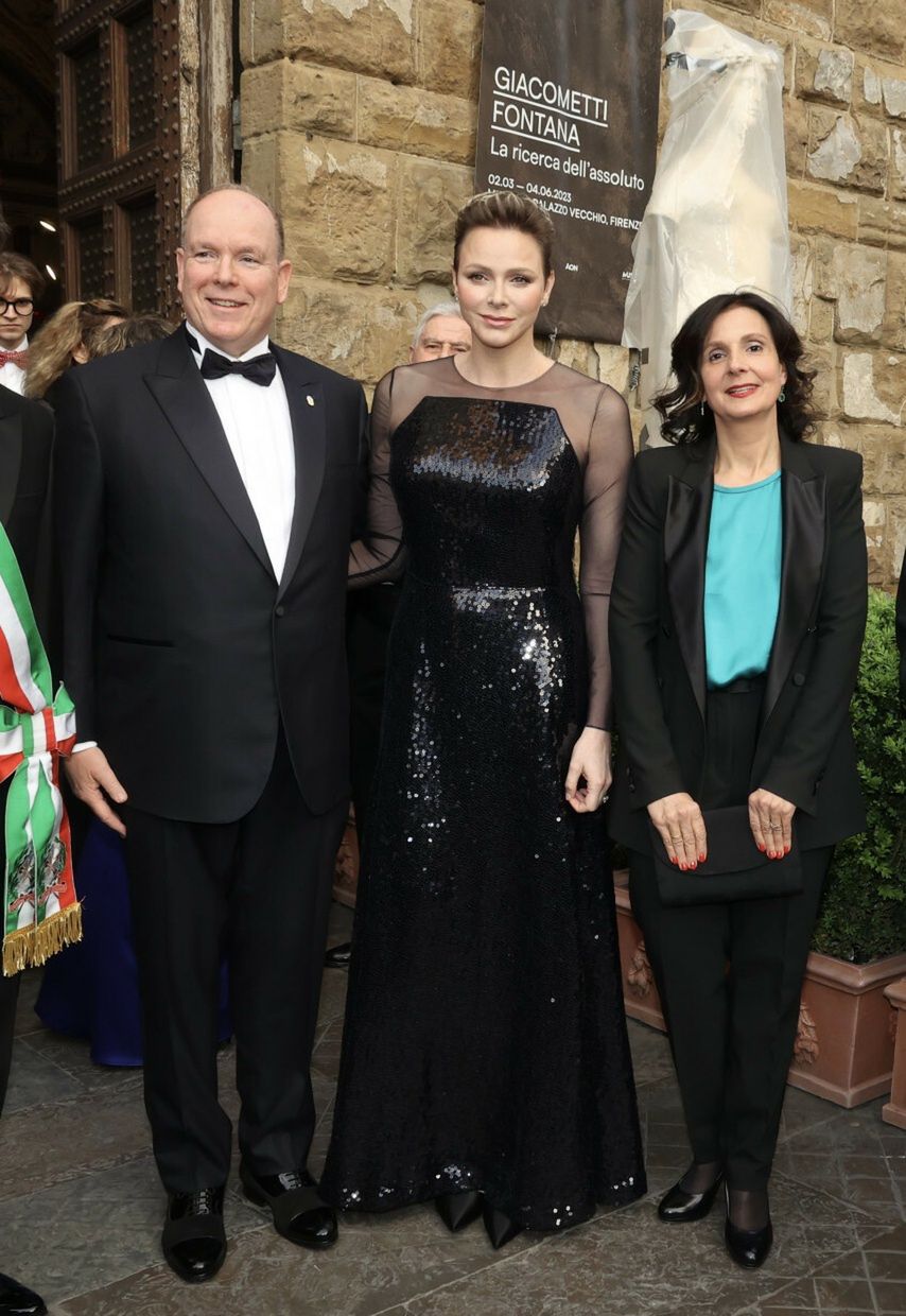 Książę Albert z żoną