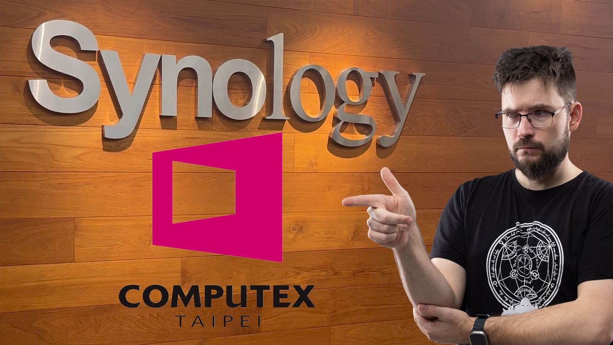 Odwiedzam Synoloogy w Tajpej podczas Computex.