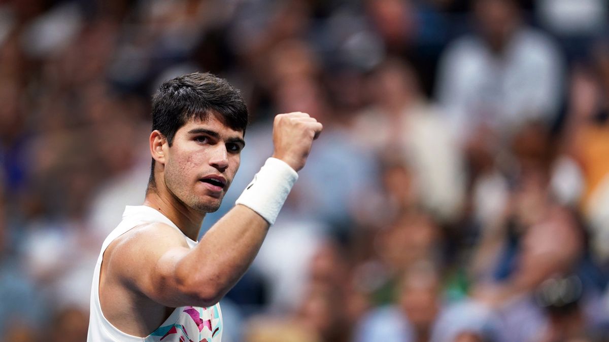 PAP/EPA / Will Oliver / Na zdjęciu: Carlos Alcaraz