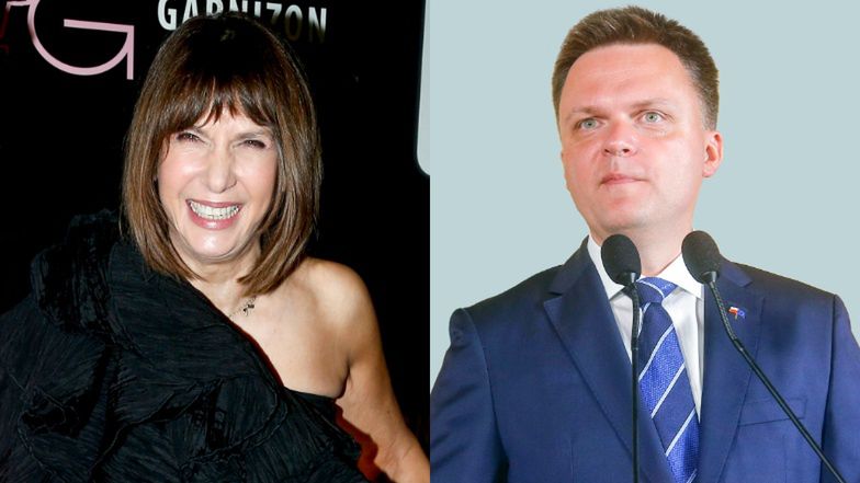 Grażyna Wolszczak i Szymon Hołownia