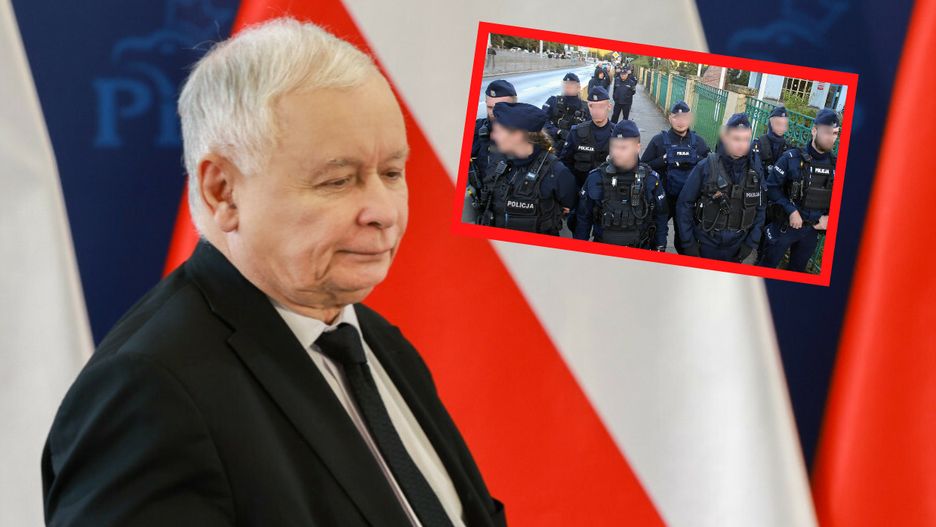 Policja ochrania wiece prezesa PiS. Tak było wcześniej w Wielkopolsce, a ostatnio na zachodnim Pomorzu