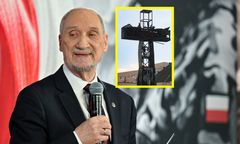 Macierewicz przedstawił tezę dot. spalonego krzyża w Warszawie