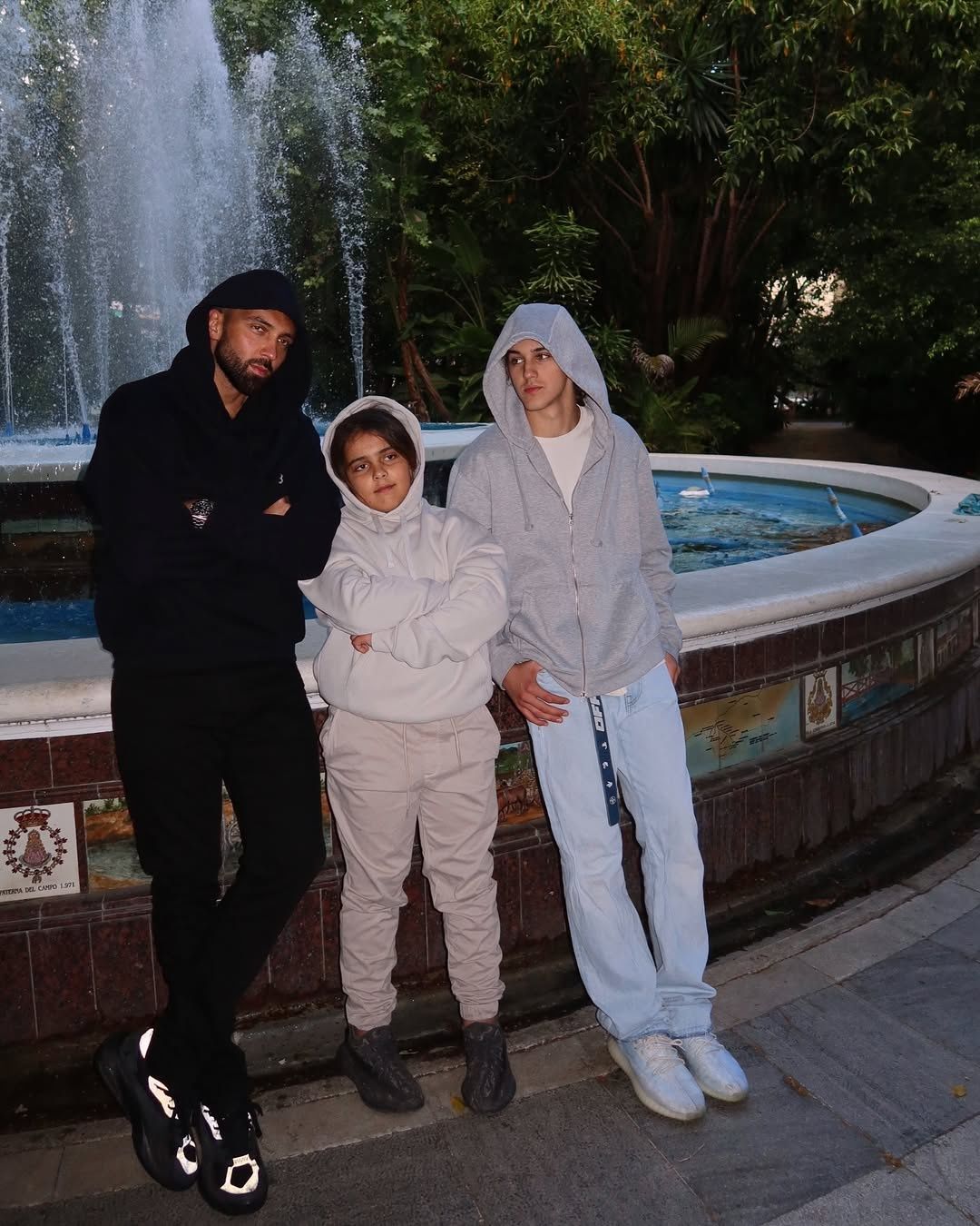 Partner Klaudii El Dursi z jej synami