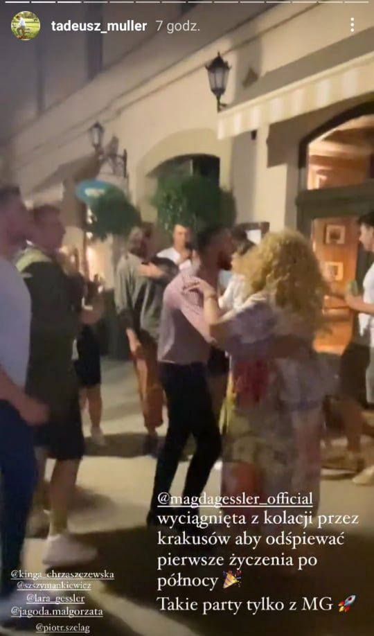 Mieszkańcy Krakowa uczcili urodziny Magdy Gessler