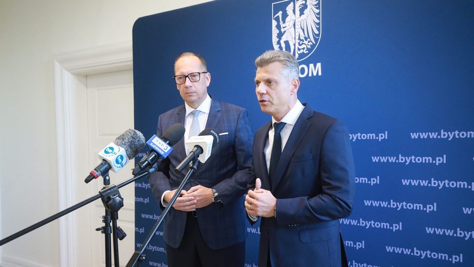 konferencja prasowa dot. przekazania przez Spółkę Restrukturyzacji Kopalń terenów poprzemysłowych dla Miasta Bytom