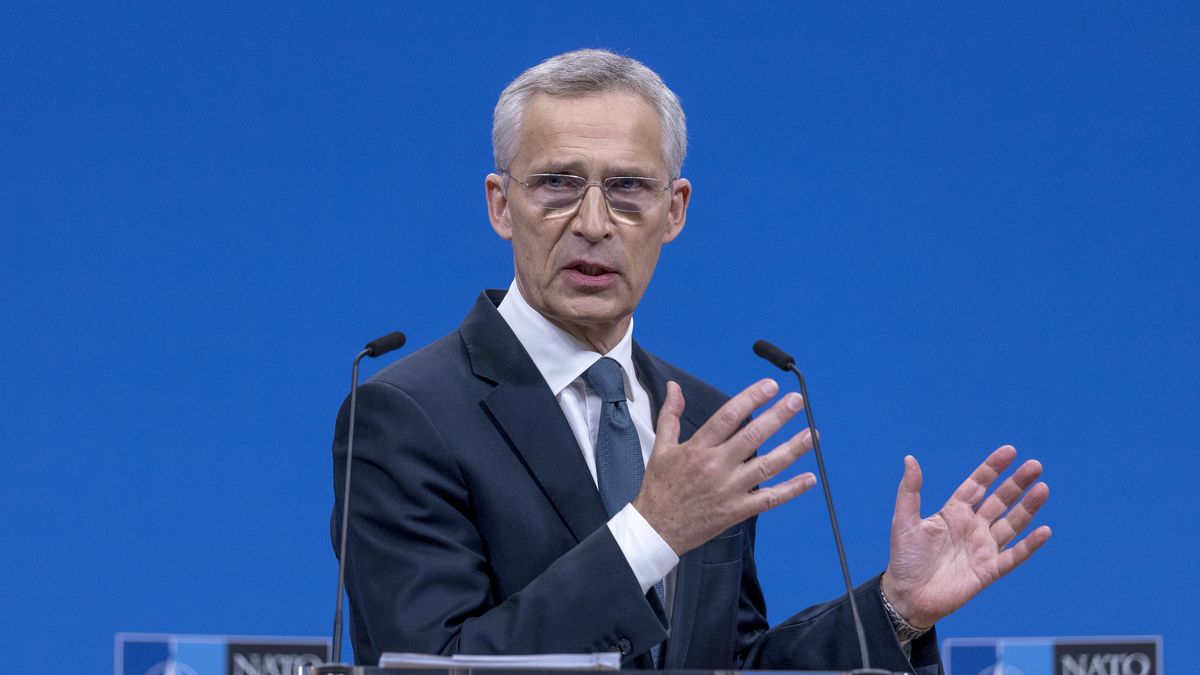 NATO Defense Ministers Meeting
BRUSSELS, BELGIUM - JUNE 14: NATO Secretary General Jens Stoltenberg holds the closing press conference at NATO headquarters during the second and final day of defence ministers' meetings on June 14, 2024 in Brussels, Belgium. Defence Ministers from countries belonging to NATO meet in Brussels. The agenda includes discussions about NATO's deterrence and defence capabilities and preparations ahead of the NATO Summit in Washington DC in July (Photo by Omar Havana/Getty Images)
Omar Havana