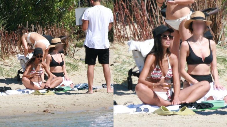 Klaudia El Dursi na plaży w Chałupach