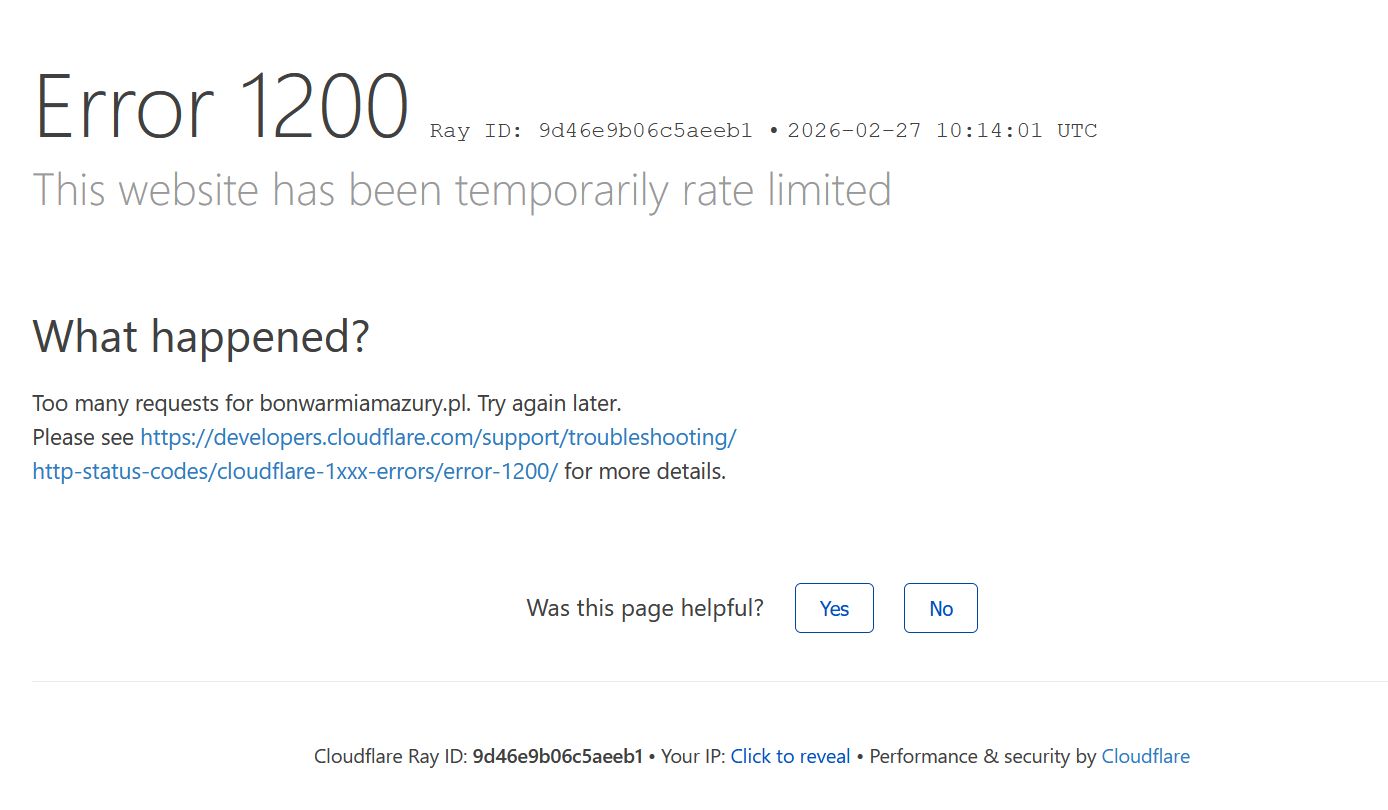 Strona tuż po godz. 11 miała problemy techniczne