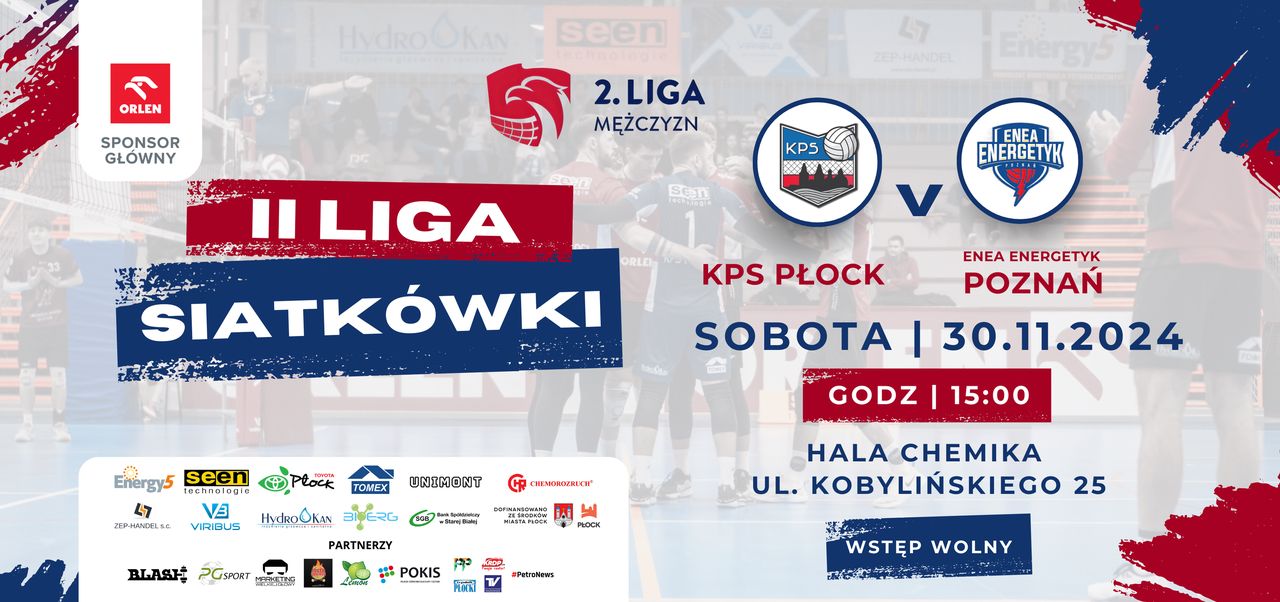 KPS Płock vs. ENEA Energetyk Poznań już w sobotę!