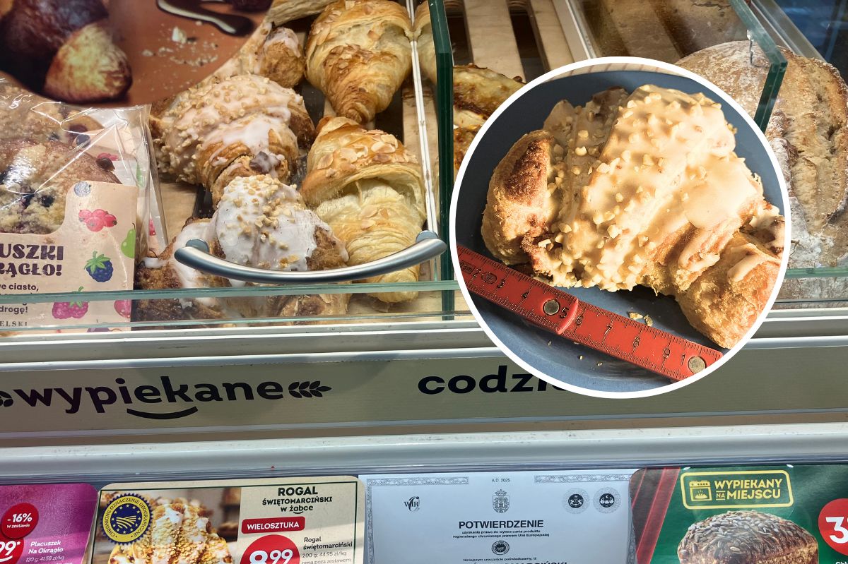 Sprawdziłam rogala świętomarcińskiego z Żabki. Czym się różni od tych sprzedawanych w cukierni?