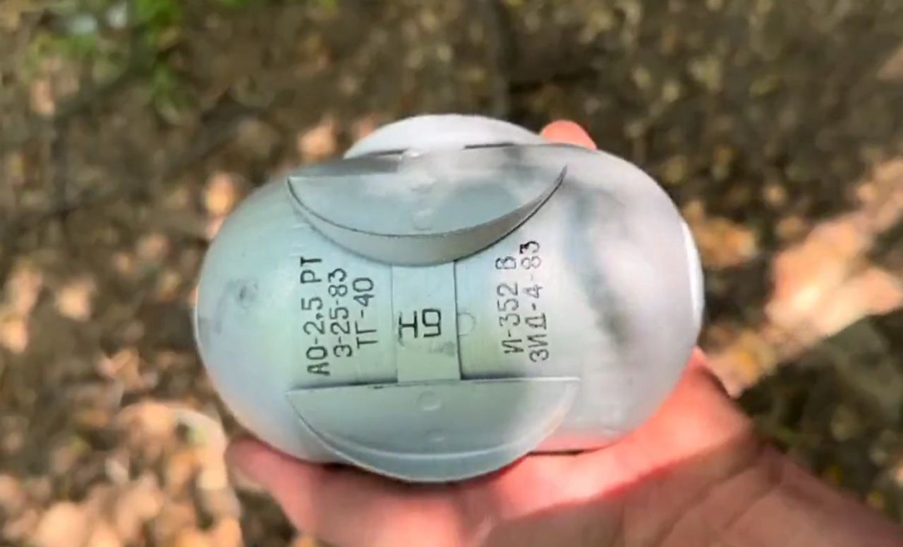 Znaleźli dziwne "jajko". Ukraińcy pokazali groźną broń Rosjan