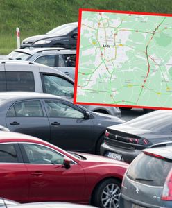 Korki po wypadku na A1. Zator miał kilka kilometrów