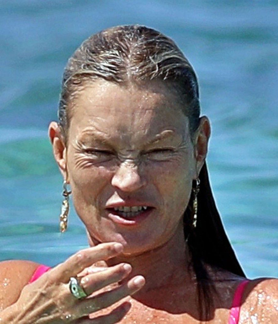 Kate Moss na wakacjach w Hiszpanii