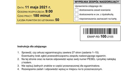 Matura 2021 z matematyki. Arkusze CKE - poziom rozszerzony