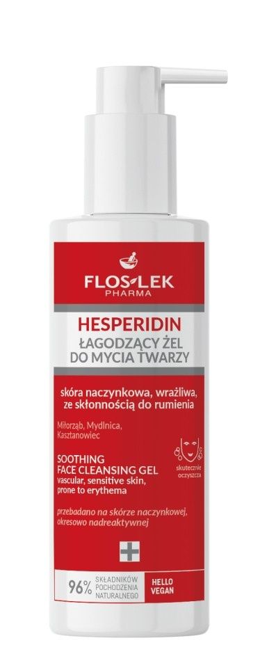 FLOSLEK_PHARMA_HESPERIDIN_Łagodzący żel do mycia twarzy