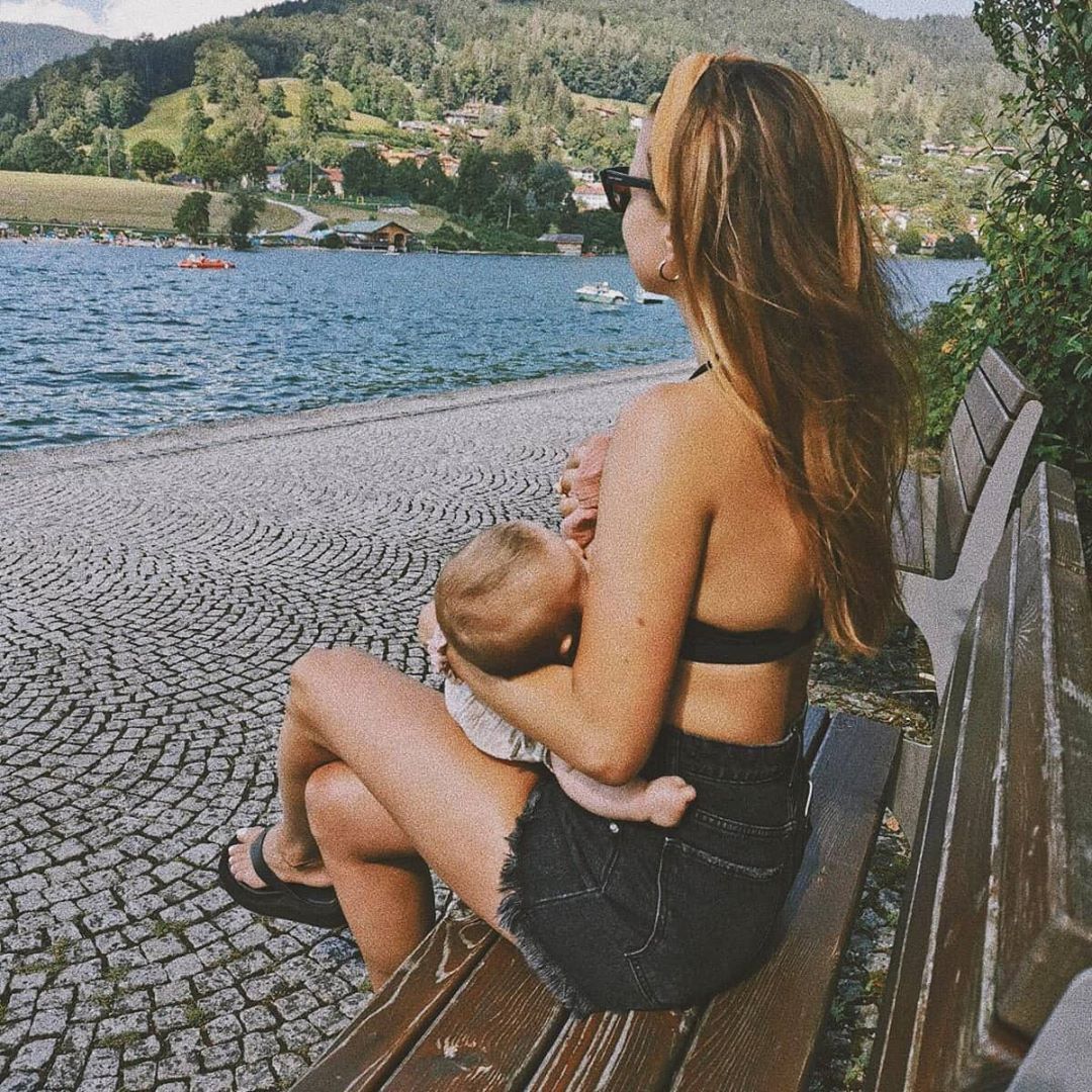Anna Lewandowska promuje karmienie piersią