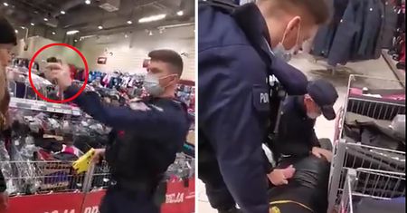 Awantura w galerii w Zamościu. Przepychanki i paralizator. Są zarzuty i relacja policji