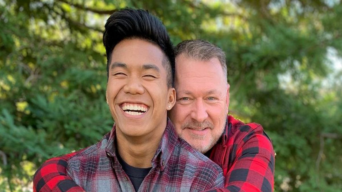 Jordan Windle z ojcem