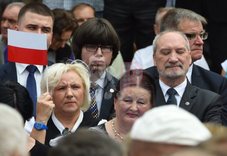Wiec wyborczy Beaty Szydło w Bełchatowie w 2015 roku