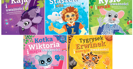 Recenzja serii książeczek "Kraina uważności" Agnieszki Pawłowskiej - Wydawnictwo Poznańskie