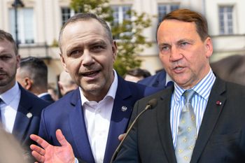 "Jego obóz polityczny kłamał". Sikorski wytknął Nawrockiemu orędzie