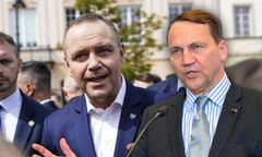 "Jego obóz polityczny kłamał". Sikorski wytknął Nawrockiemu orędzie