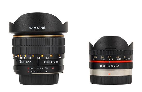 Porównanie Samyang 7.5mm z starszą wersją 8mm