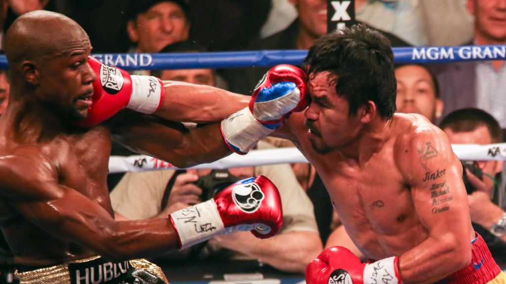 Zdjęcie okładkowe artykułu: Getty Images / Benjamin Lowy / Na zdjęciu: walka Floyd Mayweather vs Manny Pacquiao
