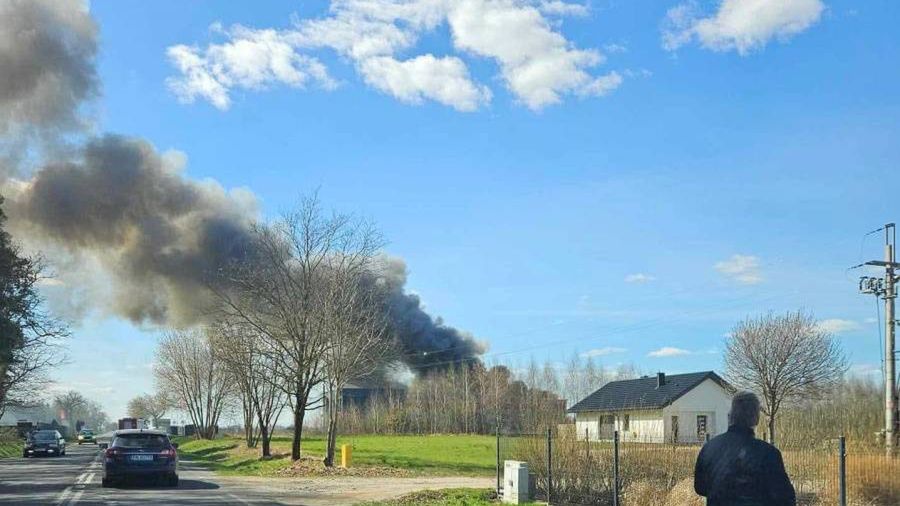 Pożar hali