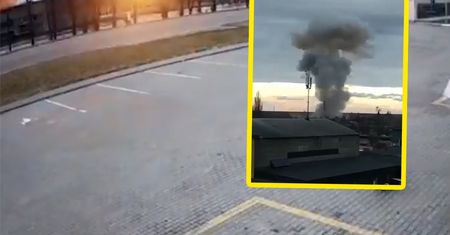 Ogromna chmura nad Żytomierzem. Porażające nagranie z Ukrainy