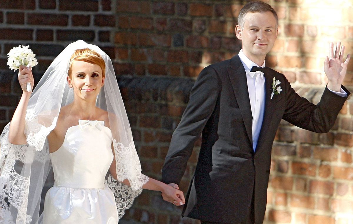 Katarzyna Zielińska i Wojciech Domański wzięli ślub osiem lat temu