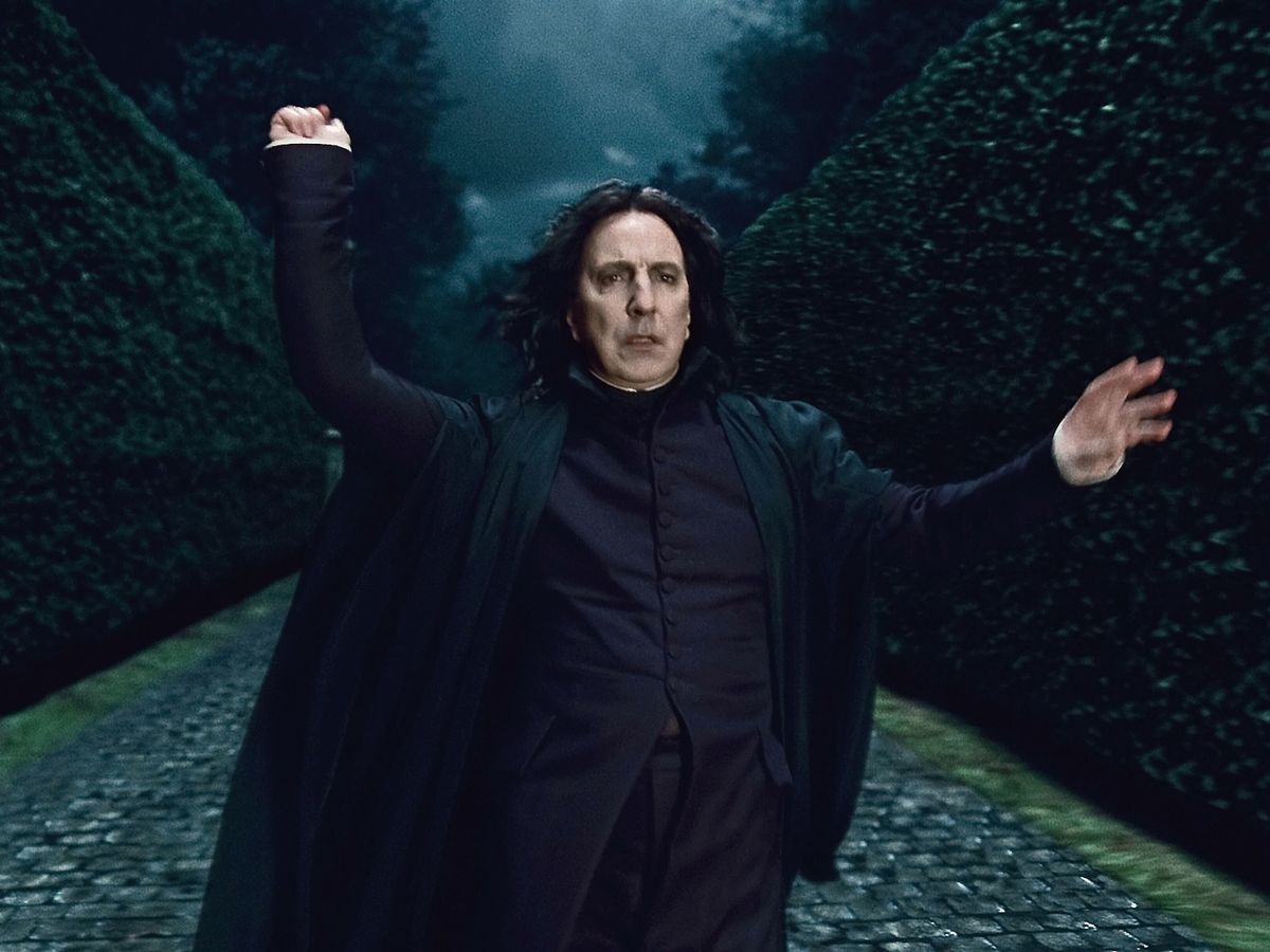 Dzięki roli Snape'a zostanie na zawsze w serach widzów