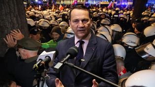 "Populistyczny rząd". Sikorski po angielsku i stanowczo