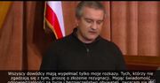Premier Republiki Krymskiej prosi Putina o pomoc