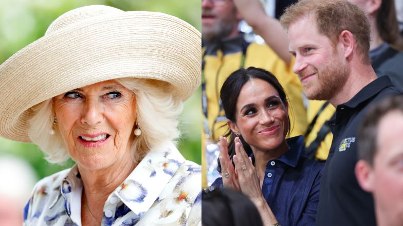 Królowa Camilla o relacji Harry'ego z Meghan Markle